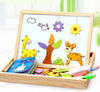 Educational Magnetic Box - (100+PCS Wooden Magnetic Puzzle)