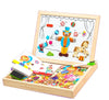 Educational Magnetic Box - (100+PCS Wooden Magnetic Puzzle)